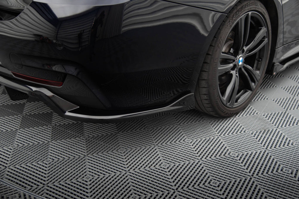 Splitter trasero BMW Serie 4 Coupé / Gran Coupé / Cabrio M-Pack F32 F36 F33 (con barras verticales)