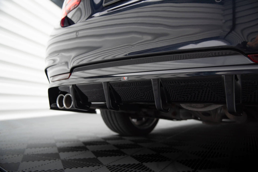 Splitter trasero BMW Serie 4 Coupé / Gran Coupé / Cabrio M-Pack F32 F36 F33 (con barras verticales)