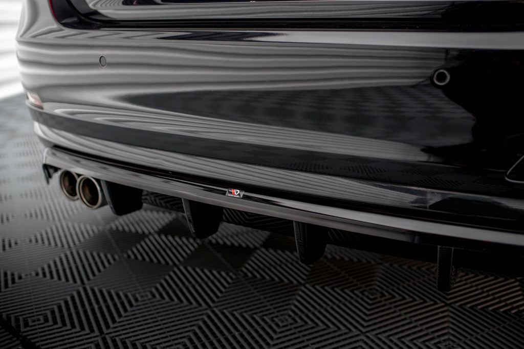 BMW 4 Series Gran Coupe F36 Rear Splitter (with vertical fins)