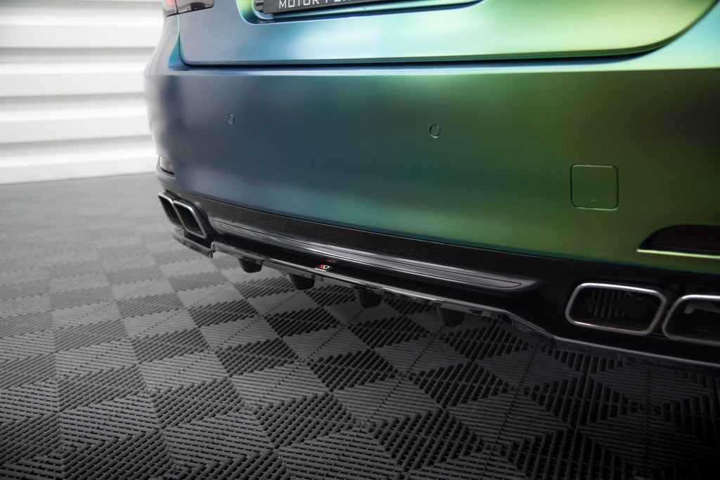 Rear diffuser BMW 7 Series F01 (with vertical bars)