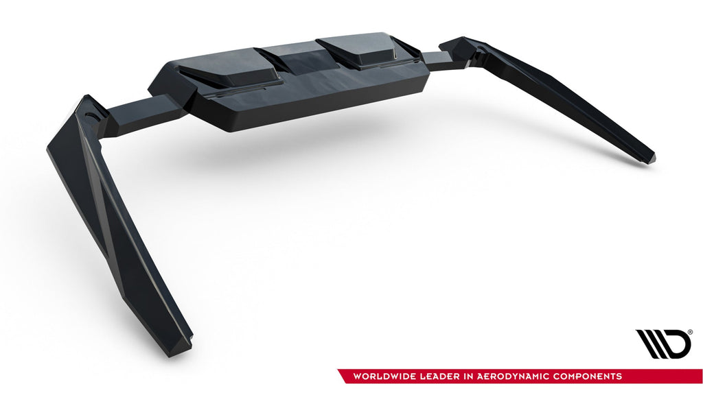 Splitter trasero BMW M5 Sedán / Touring G90 (con barras verticales)