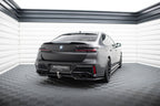 BMW M760e G70 Rear diffuser (with vertical fins)