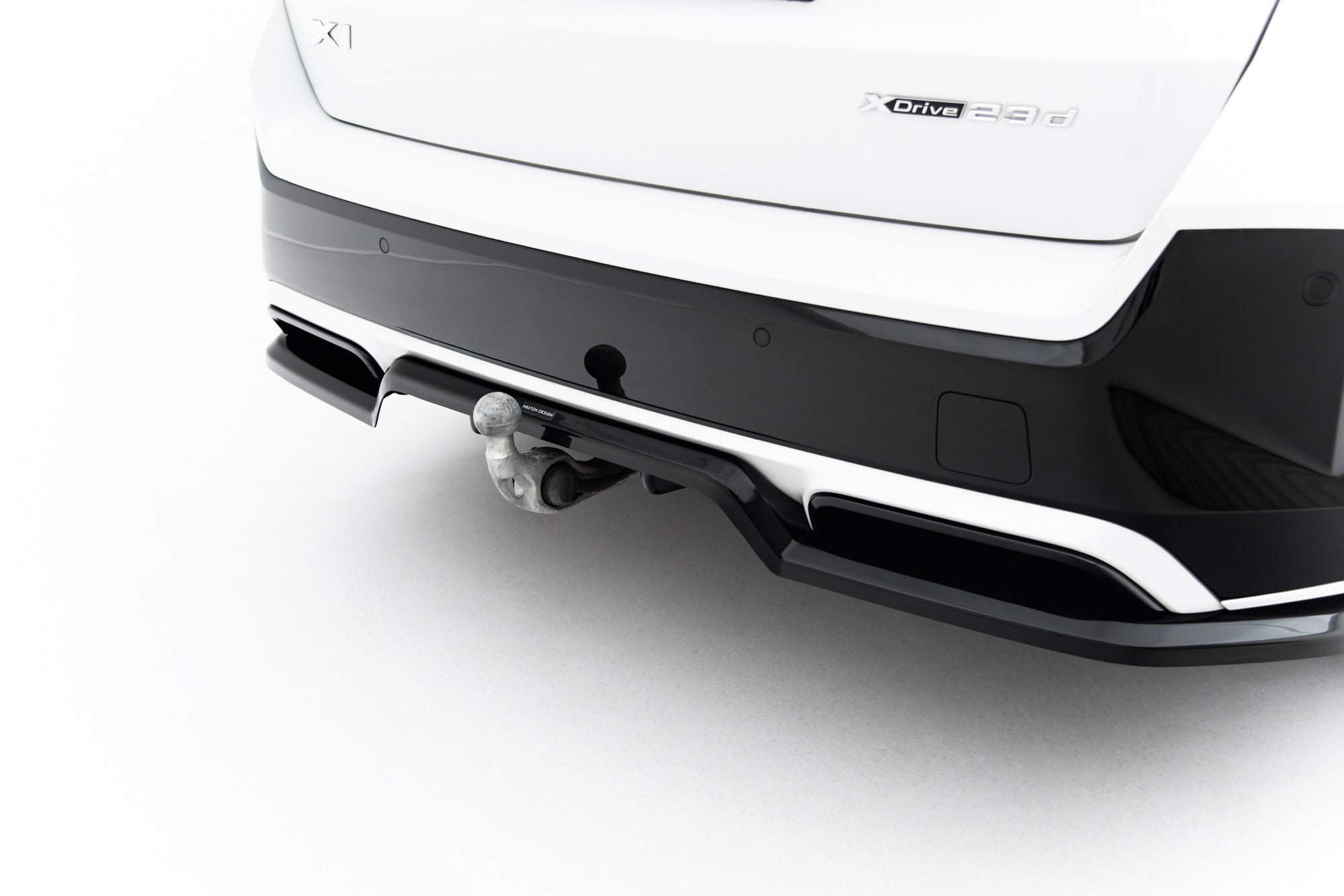 Splitter trasero BMW X1 M-Pack U11 (con barras verticales)
