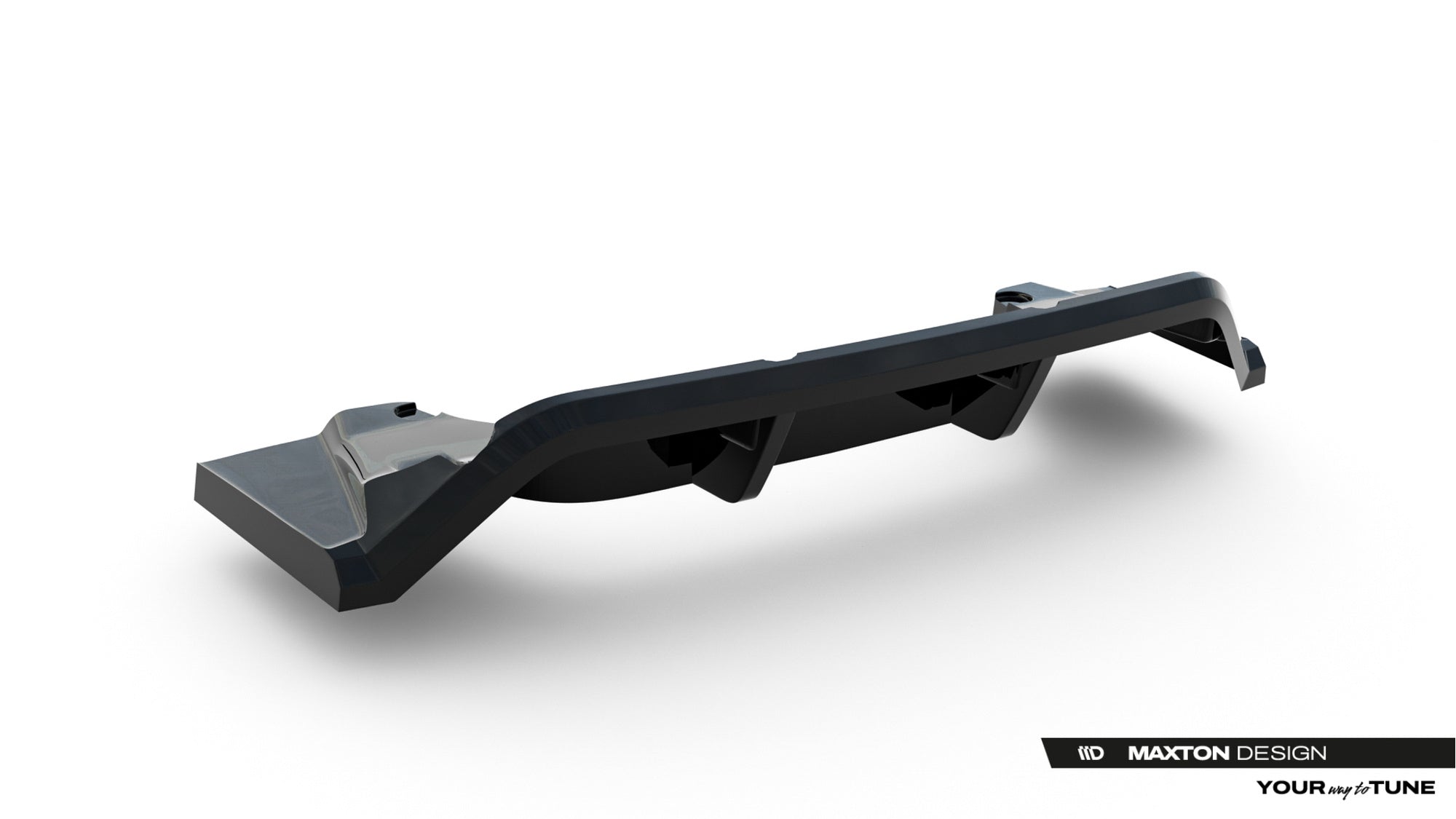 Splitter trasero BMW X1 M35i U11 (con barras verticales)