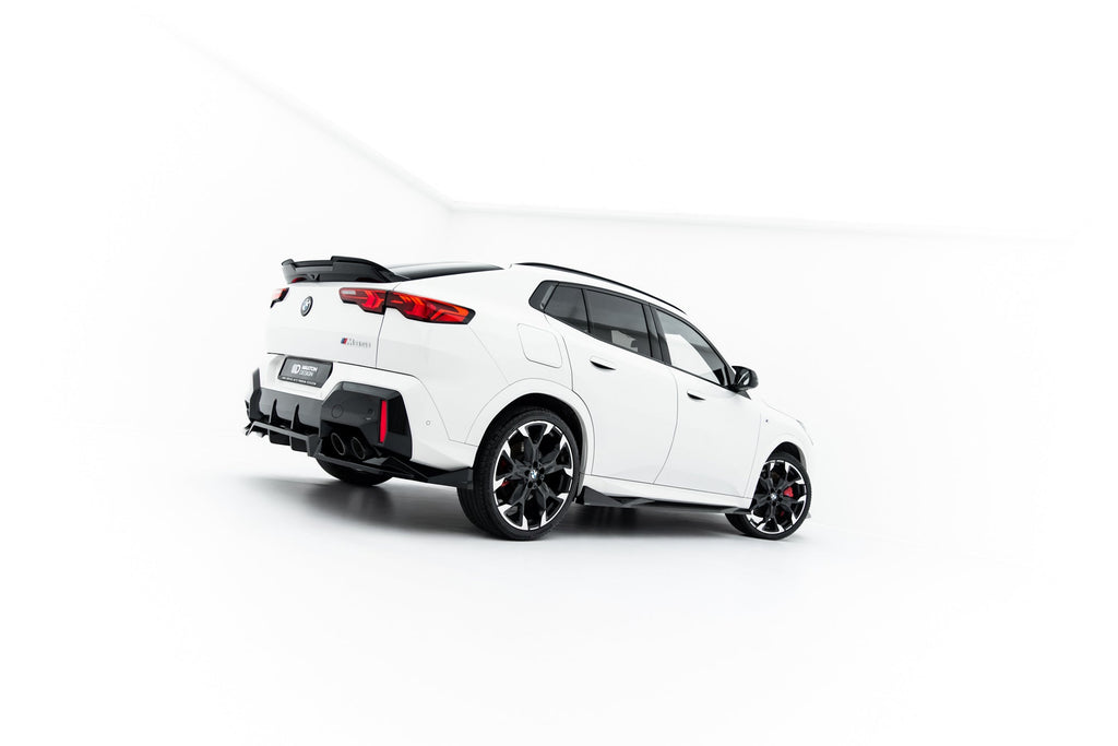 Splitter trasero BMW X2 M35i U10 (con barras verticales)