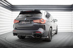 Splitter trasero BMW X3 M-Pack G01 Facelift (con barras verticales)