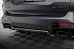 Splitter trasero BMW X3 M-Pack G01 Facelift (con barras verticales)