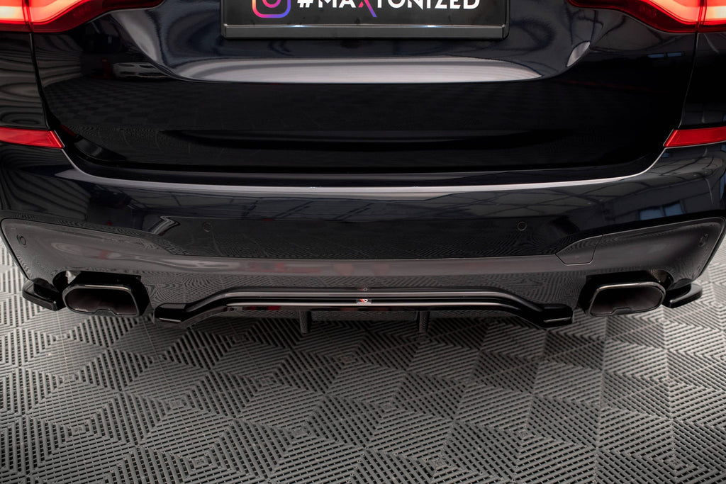 Splitter trasero BMW X3 M40i M40d G01 (con barras verticales)