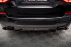 Splitter trasero BMW X3 M40i M40d G01 (con barras verticales)