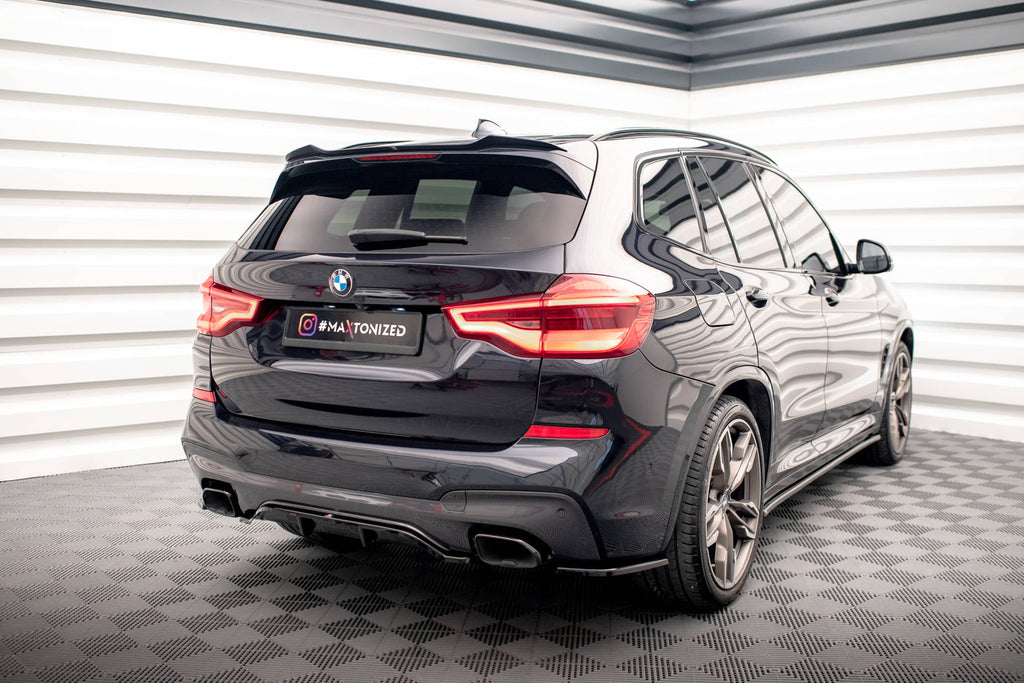 Splitter trasero BMW X3 M40i M40d G01 (con barras verticales)