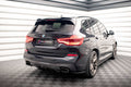 Splitter trasero BMW X3 M40i M40d G01 (con barras verticales)