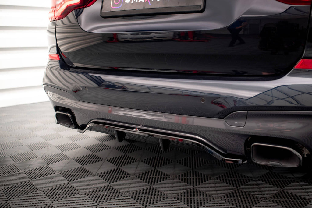 Splitter trasero BMW X3 M40i M40d G01 (con barras verticales)