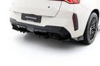 Splitter trasero BMW X3 M50 G45 (con barras verticales)