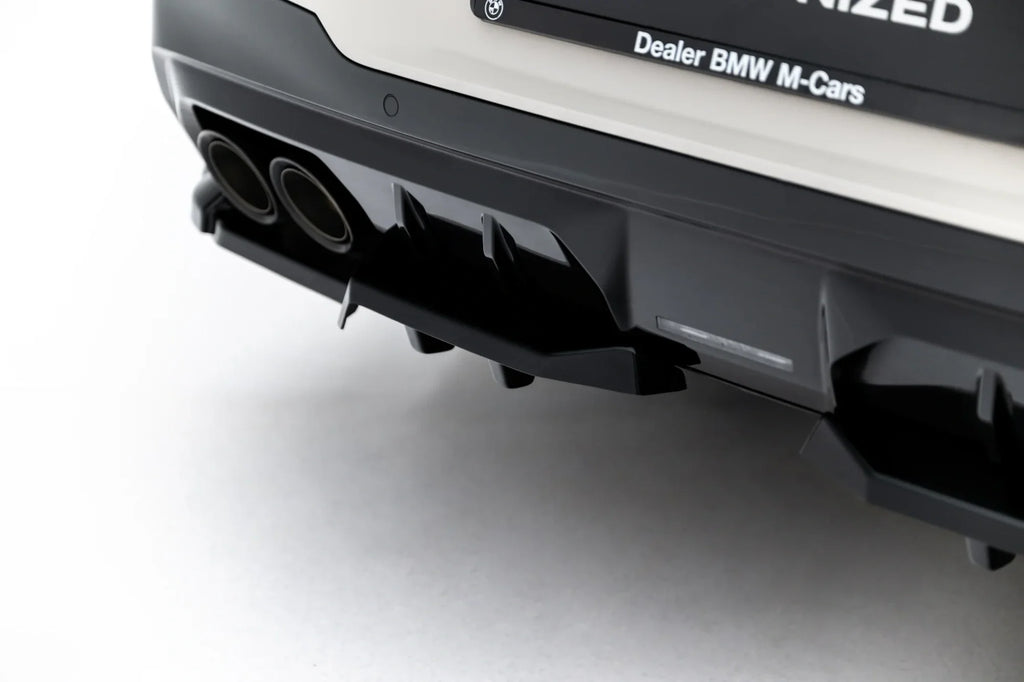 Splitter trasero BMW X3 M50 G45 (con barras verticales)