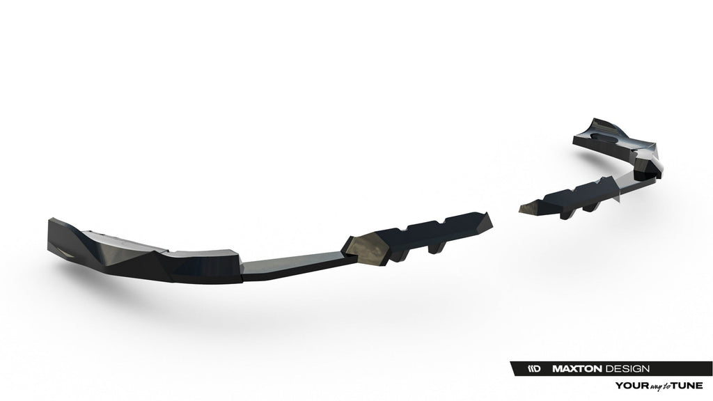 Splitter trasero BMW X3 M50 G45 (con barras verticales)