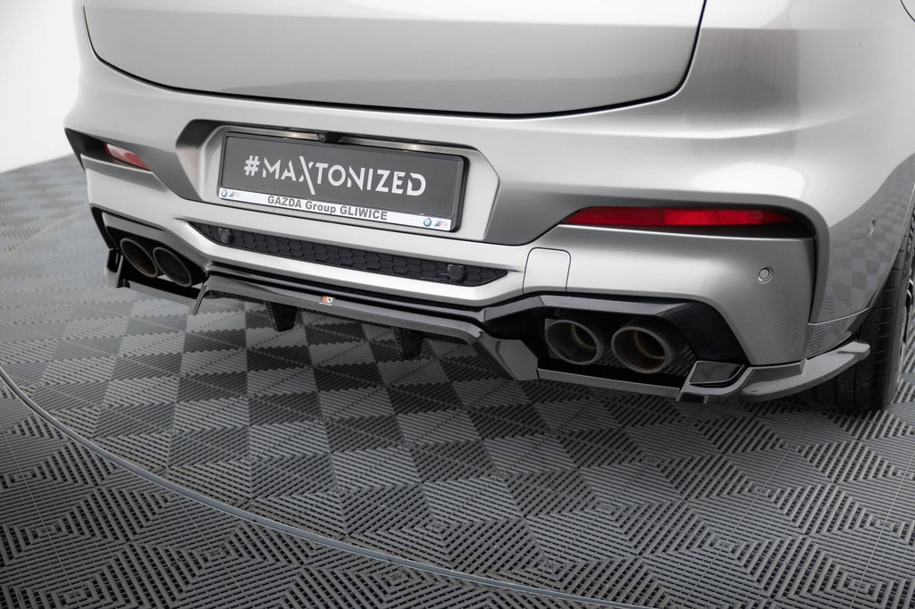 Splitter trasero BMW X4 M F98 (con barras verticales)