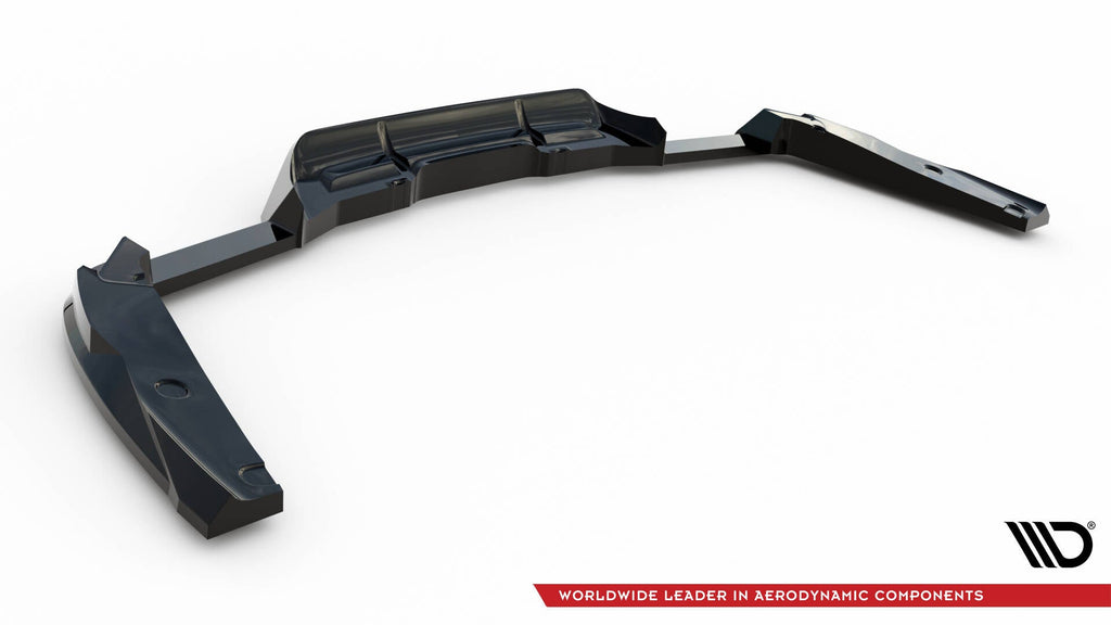 Splitter trasero BMW X4 M F98 (con barras verticales)