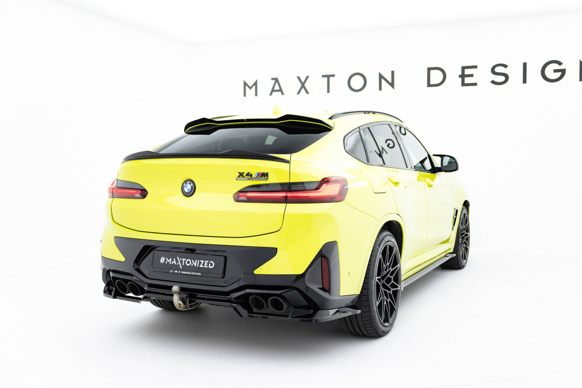 Splitter trasero BMW X4 M F98 Facelift (con barras verticales)