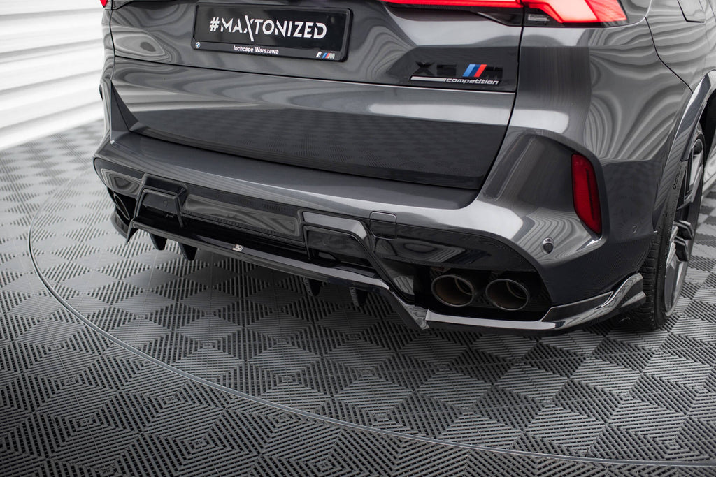BMW X5 M F95 Facelift Rear Splitter (with vertical fins)