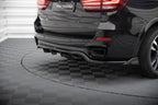 Splitter trasero BMW X5 M-Pack F15 (con barras verticales)