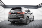Splitter trasero BMW X5 M-Pack G05 (con barras verticales)