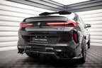 Splitter trasero BMW X6 M F96 Facelift (con barras verticales)