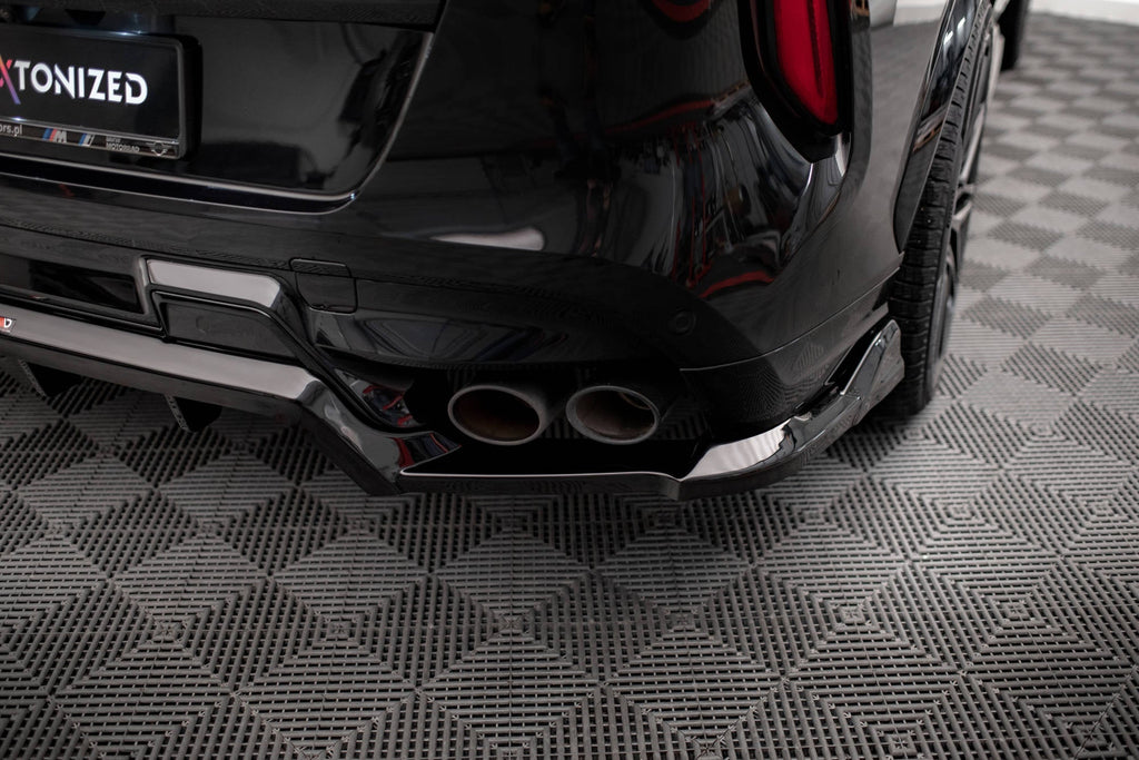 Splitter trasero BMW X6 M F96 Facelift (con barras verticales)