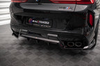 Splitter trasero BMW X6 M F96 Facelift (con barras verticales)