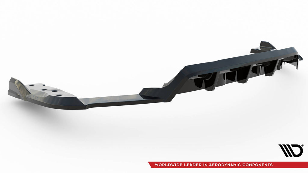 Splitter trasero BMW X6 M F96 Facelift (con barras verticales)
