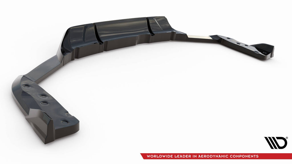 Splitter trasero BMW X6 M F96 Facelift (con barras verticales)
