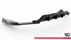 Splitter trasero BMW X6 M F96 Facelift (con barras verticales)