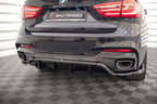 Splitter trasero BMW X6 M-Pack F16 (con barras verticales)