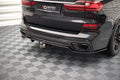 Splitter trasero BMW X7 M-Pack G07 (con barras verticales)
