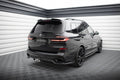 Splitter trasero BMW X7 M-Pack G07 Facelift (con barras verticales)