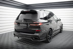 Rear diffuser BMW X7 M-Pack G07 Facelift (with vertical bars)