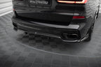 Rear diffuser BMW X7 M-Pack G07 Facelift (with vertical bars)