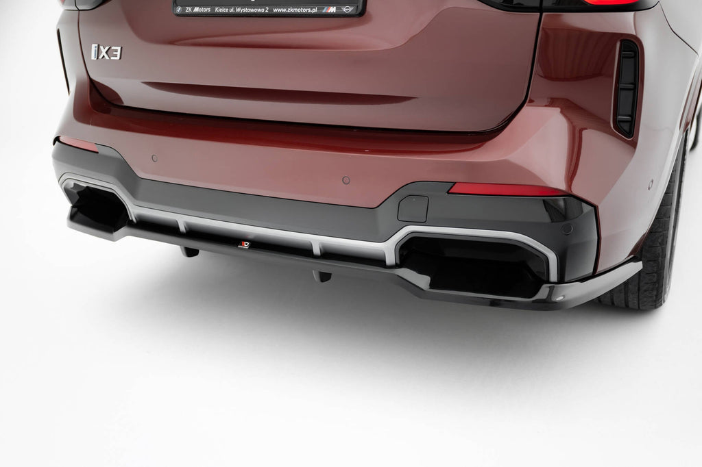 Rear diffuser BMW iX3 M-Pack G08 Facelift (with vertical bars)