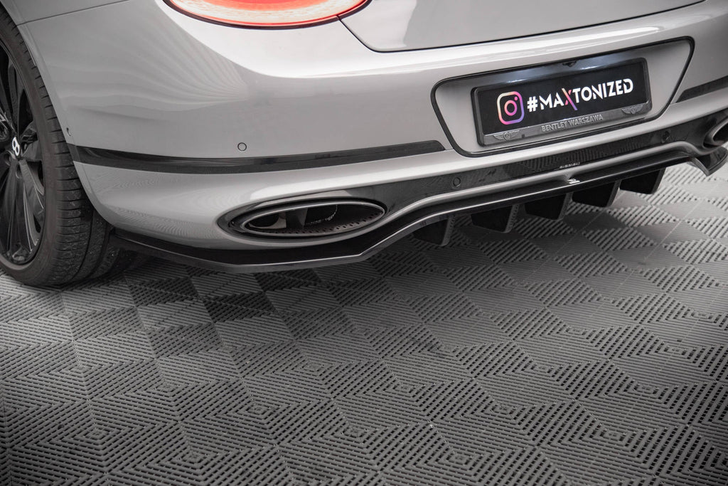 Splitter trasero Bentley Continental Convertible GT Mk3 (con barras verticales)