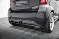Splitter trasero Brabus Smart Fortwo C451 Facelift (con barras verticales)