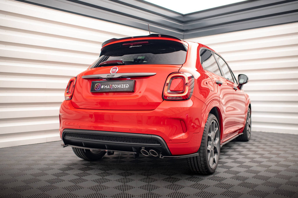 Splitter trasero Fiat 500x Sport Mk1 Facelift (con barras verticales)