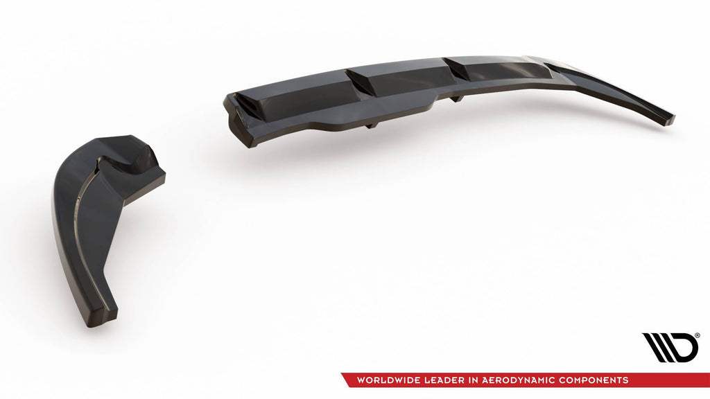 Splitter trasero Fiat 500x Sport Mk1 Facelift (con barras verticales)