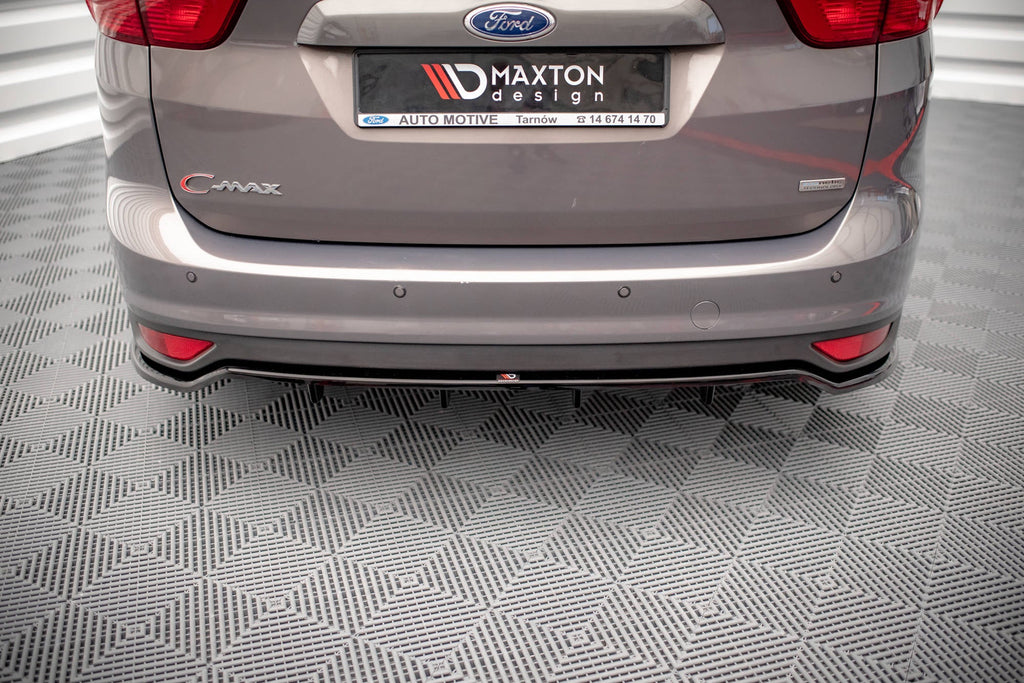 Splitter trasero Ford C-MAX Mk2 (con barras verticales)
