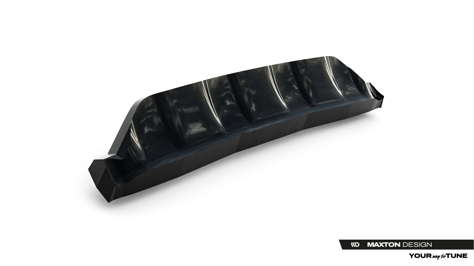 Splitter trasero Ford Kuga ST-Line Mk2 Facelift (con barras verticales)