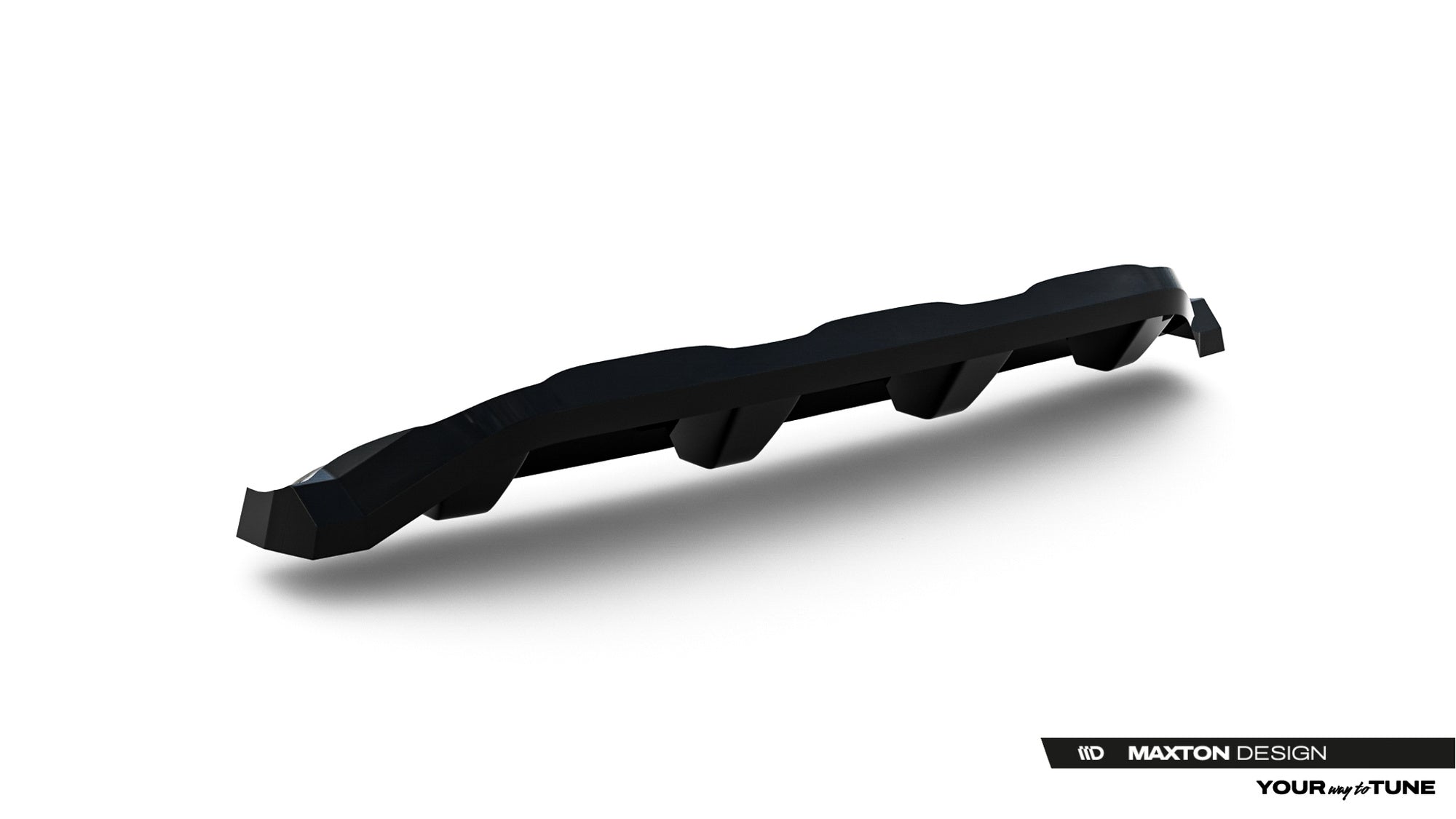 Splitter trasero Ford Kuga ST-Line Mk2 Facelift (con barras verticales)