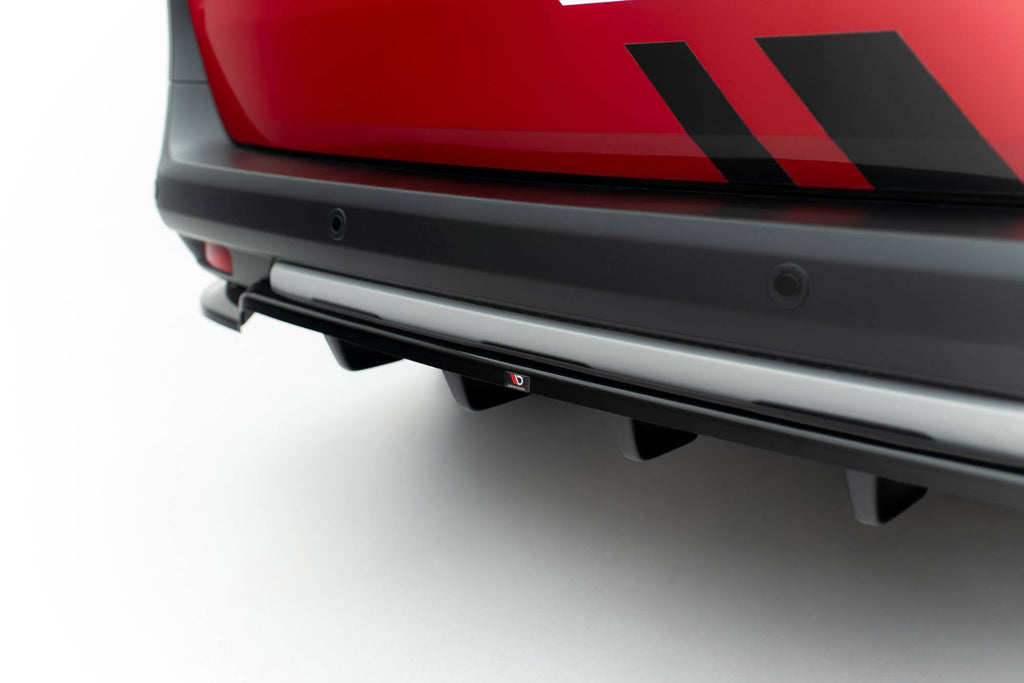 Splitter trasero Ford Tourneo Courier Mk2 (con barras verticales)