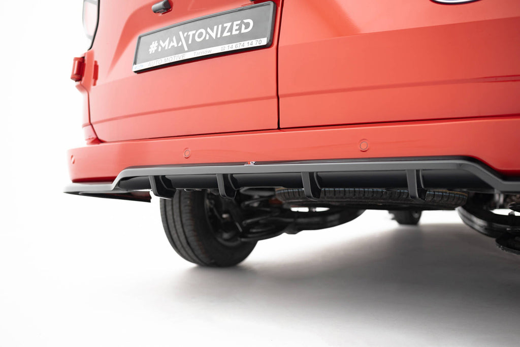 Splitter trasero Ford Transit Custom / Tourneo Custom Mk2 (con barras verticales)
