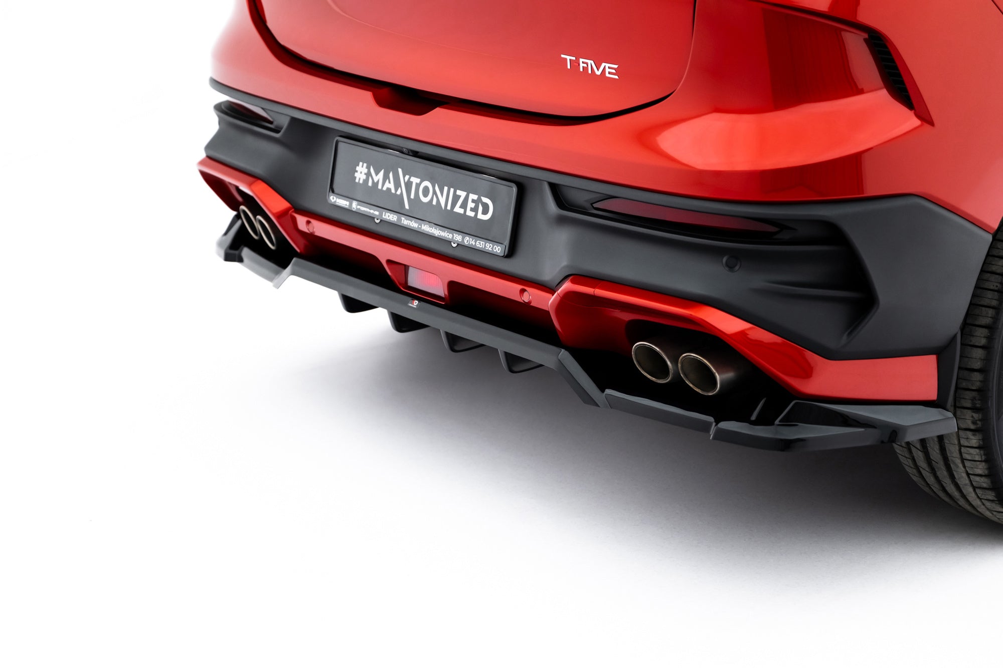 Splitter trasero Forthing T-Five Mk1 (con barras verticales)