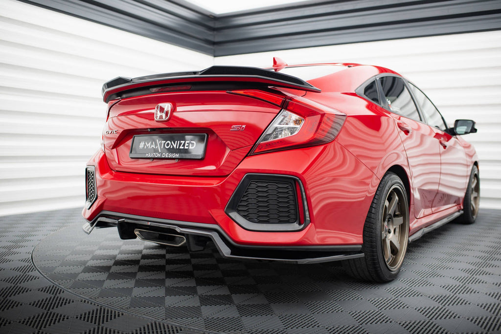 Splitter trasero Honda Civic SI Mk10 (con barras verticales)