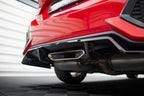 Splitter trasero Honda Civic SI Mk10 (con barras verticales)