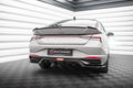 Splitter trasero Hyundai Elantra Mk7 (con barras verticales)